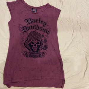 Woman’s Harley-Davidson tank